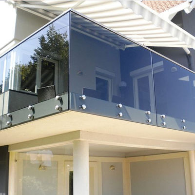 12mm 6+6mm 13.14mm 13.52mm Εξωτερική και Εσωτερική Διακόσμηση από Σκληρυμένο Πλαστικοποιημένο Γυάλινο Κάγκελο