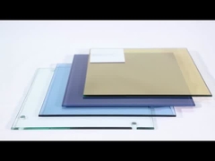 Αρχιτεκτονική διακόσμηση Χρωματιστή διαφανής θερμαινόμενη γυάλινη τρύπα